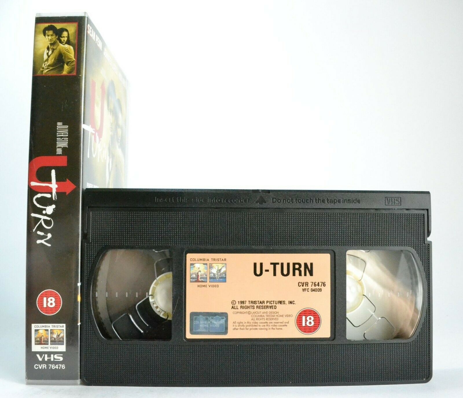 U Turn: A Oliver Stone Film (1997) - Crime Thriller - S.Penn/J.Lopez - Pal VHS-