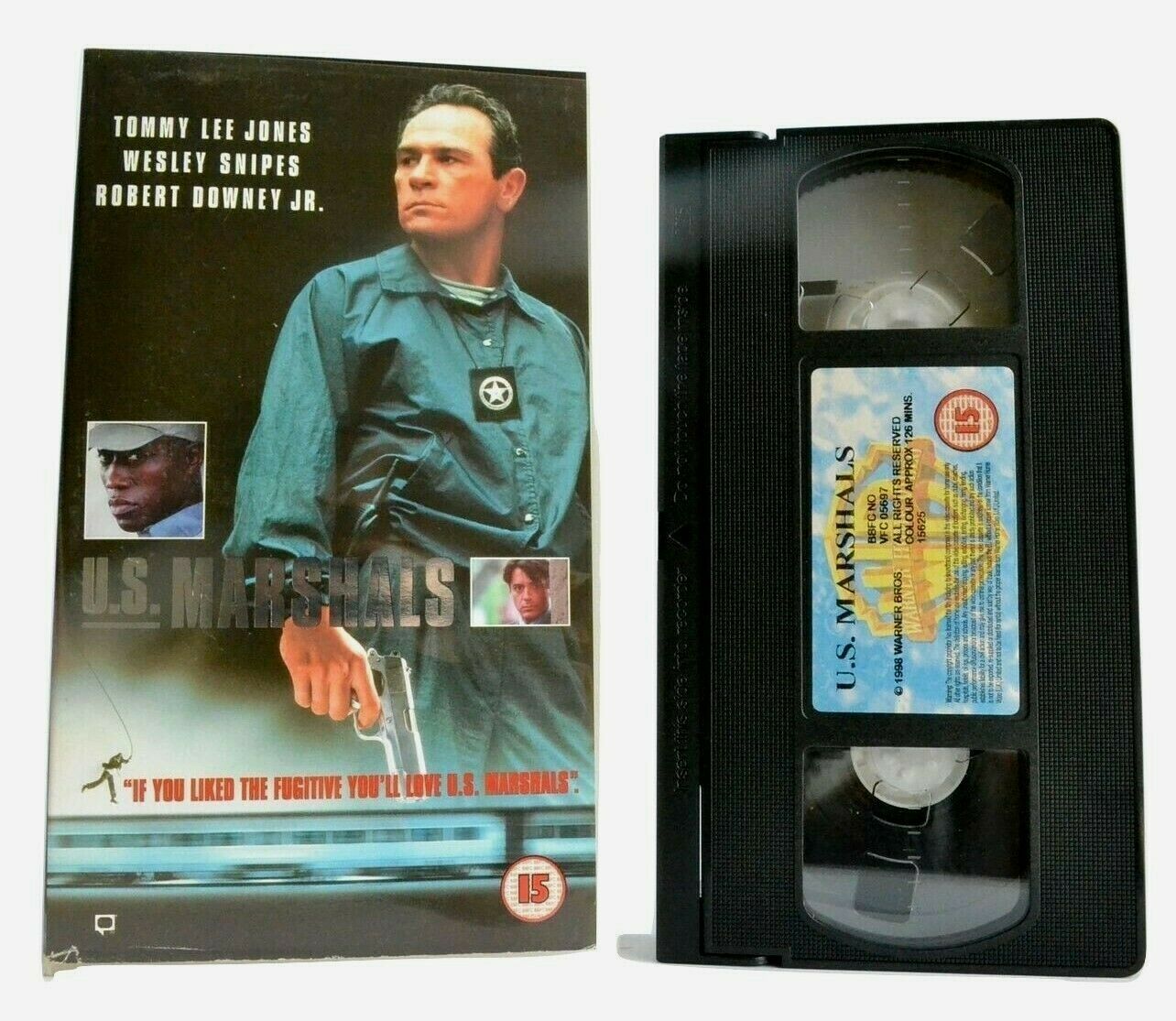 U.S. Marshals: "The Fugitive" Spin Off - Action Thriller - Tommy Lee Jones - VHS-