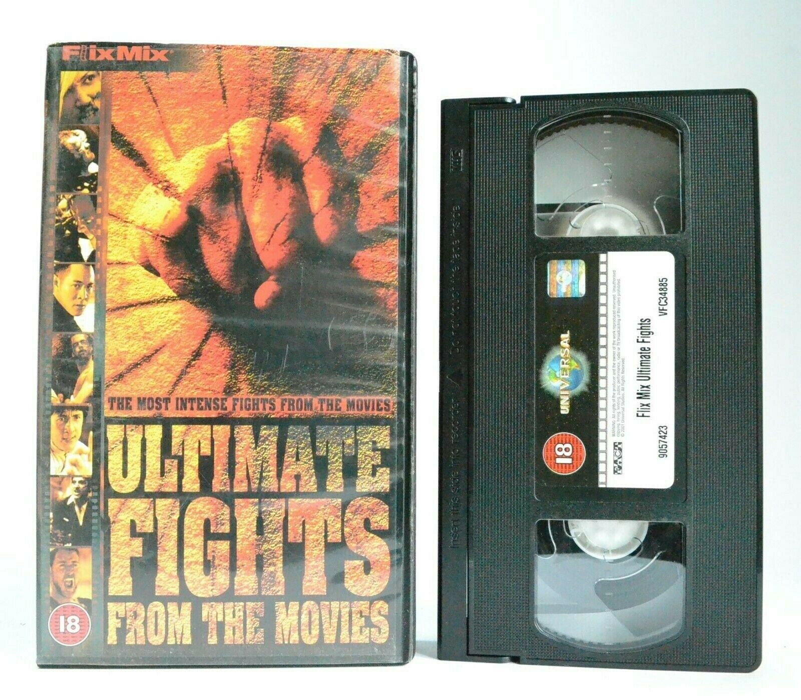 Ultimate Fights From The Movies - Gladiator - Blade - First Blood - Pal VHS-