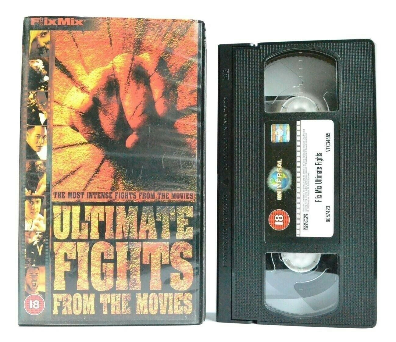 Ultimate Fights From The Movies - Gladiator - Blade - First Blood - Pal VHS-