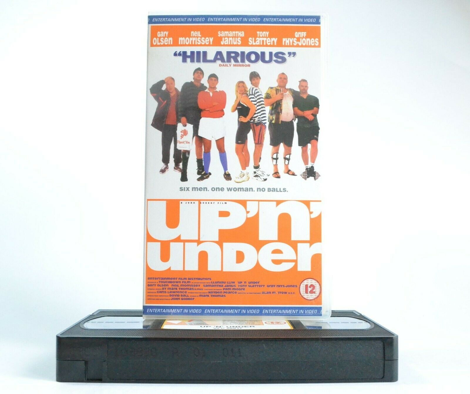 Un 'N' Under - British Sports Comedy - Rugby League - Neil Morrissey - Pal VHS-