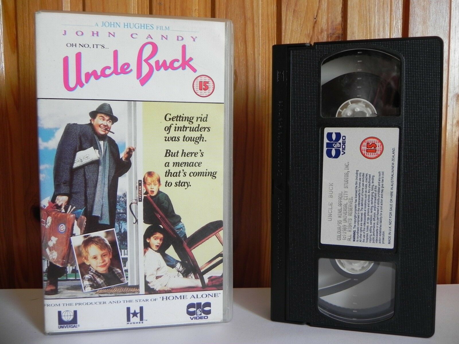 Uncle Buck - CIC Video - Comedy - John Candy - Macauley Culkin - Pal VHS-