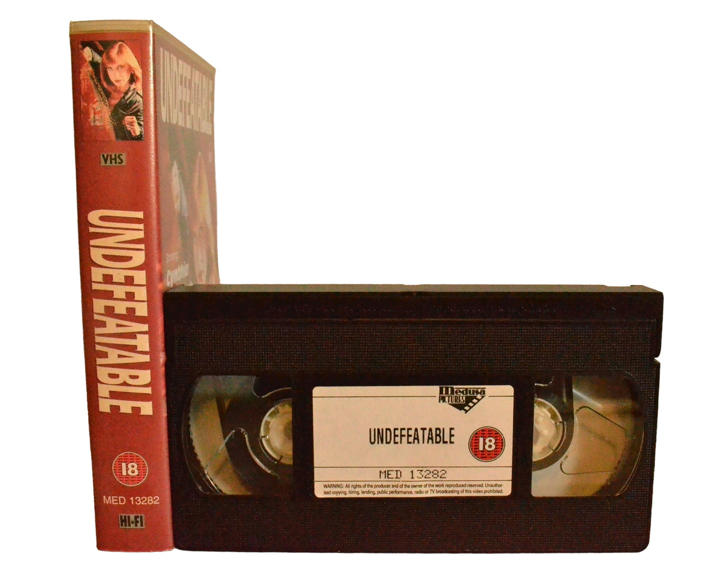 Undefeatable - Cynthia Rothrock - Meduse Pictures - Action - Pal - VHS-