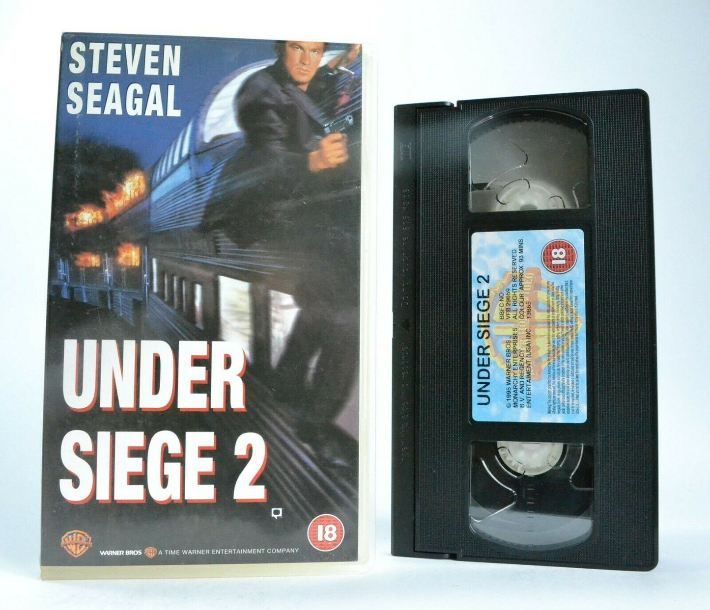 Under Siege 2 (1995) - Train Traveling Action Thriller - Steven Seagal - Pal VHS-