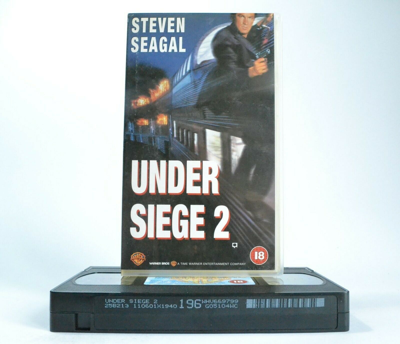 Under Siege 2 (1995) - Train Traveling Action Thriller - Steven Seagal - Pal VHS-