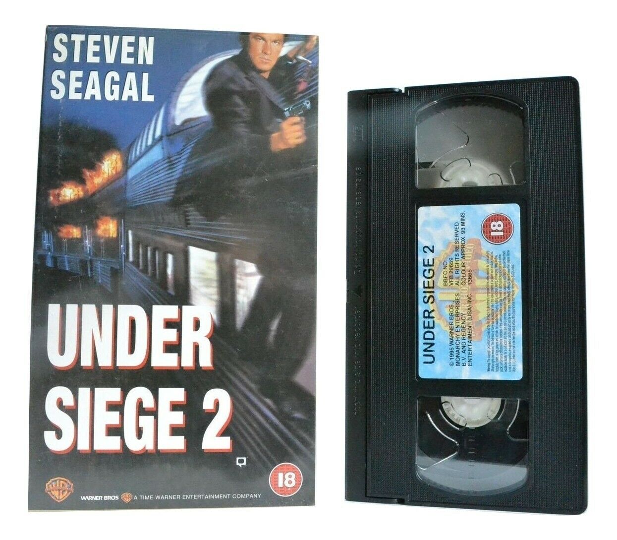 Under Siege 2 (1995) - Train Traveling Action Thriller - Steven Seagal - Pal VHS-