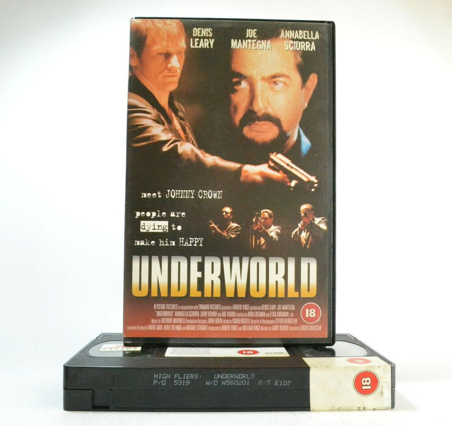 Underworld: (1996) Thriller - Large Box - Ex-Rental - D.Leary/J.Mantegna - VHS-