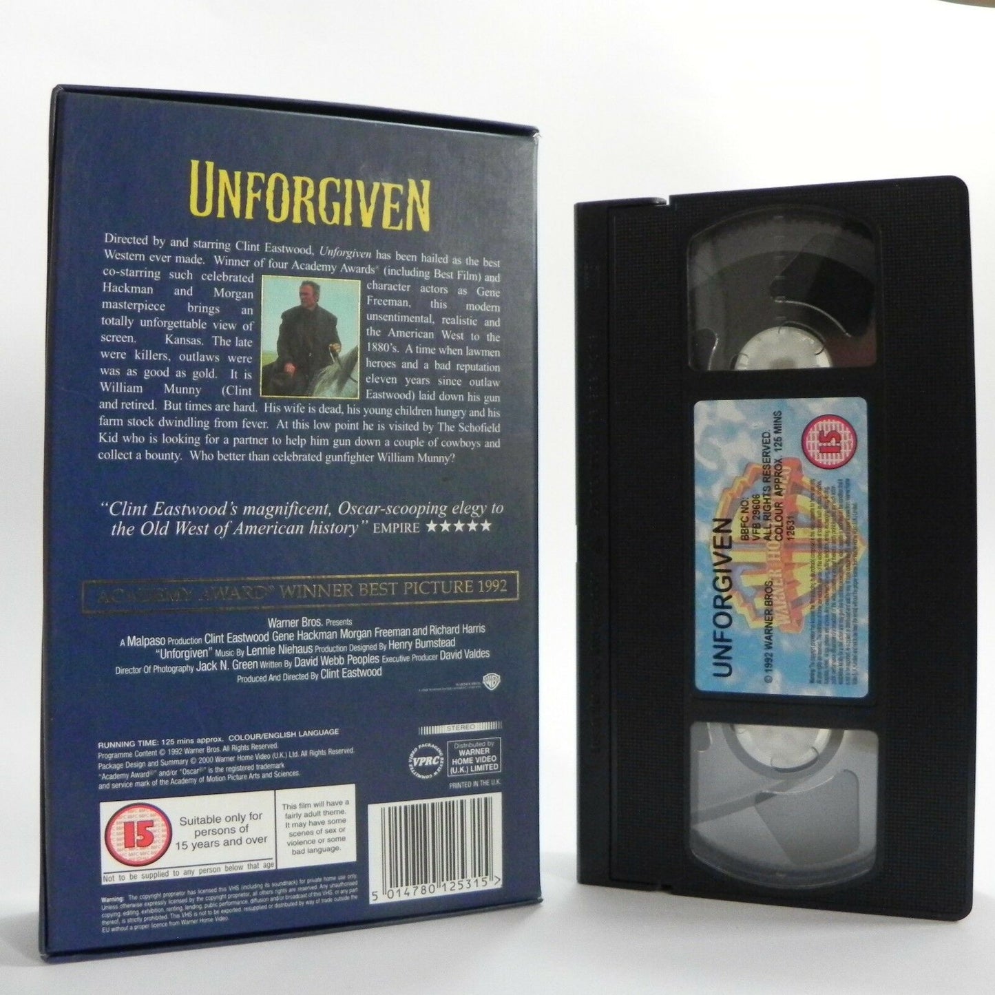 Unforgiven: Classic Western (1992) - Carton Box - C.Eastwood/G.Hackman - VHS-