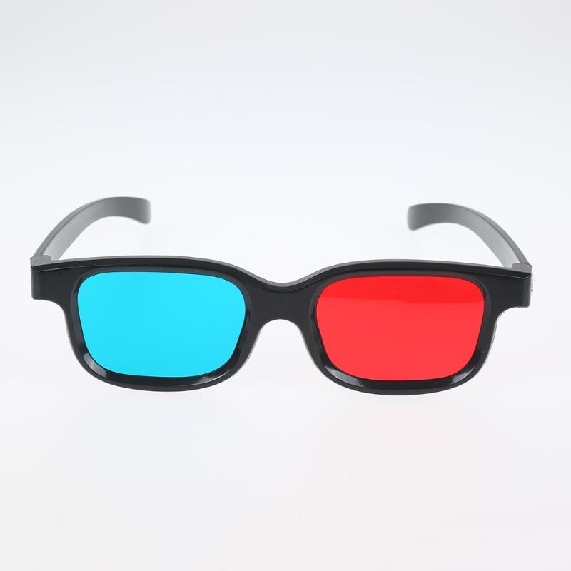 Universal High Quality 3D Glasses Red Blue Frame For Dimensional Anaglyph Movie DVD VHS Night-