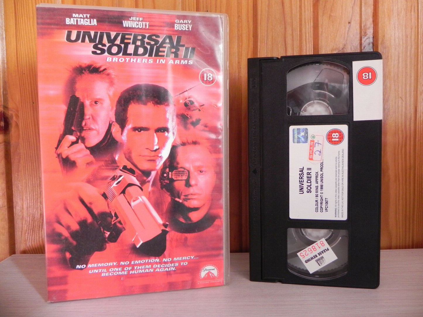 Universal Soldier 2 - Big Box - Ex-Rental - Martial Arts - Sci-Fi - Action - VHS-