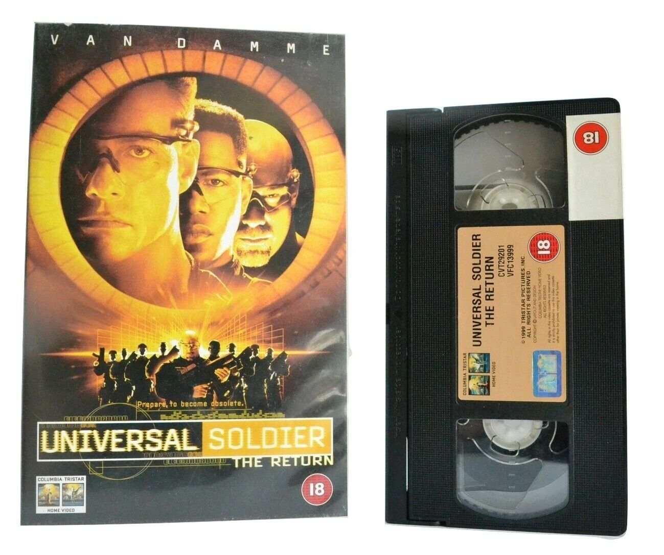 Universal Soldier: The Return (1999) - Sci-Fi/Action - J-C.Van Damme - Pal VHS-