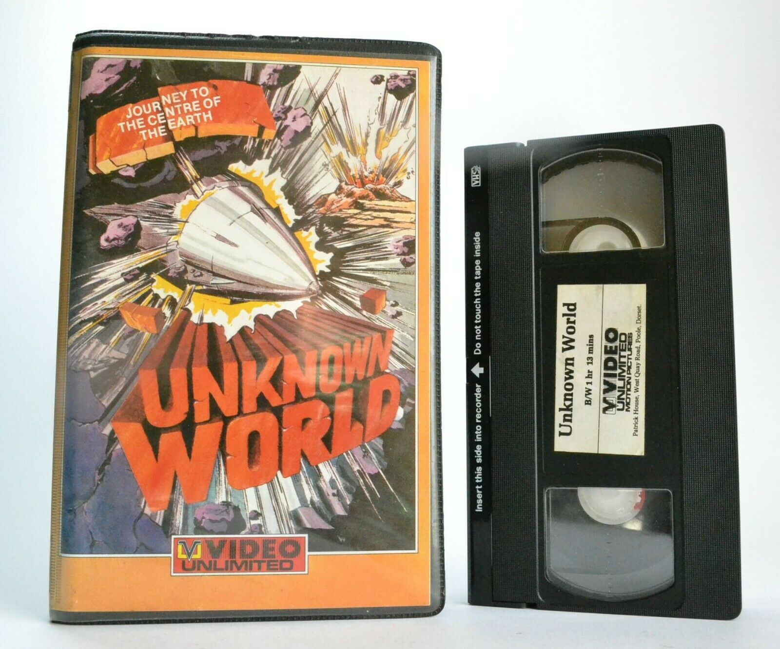 Unknown World: Night Without Stars [Video Unlimited Pre-Cert] 1951 Sci-Fi - VHS-