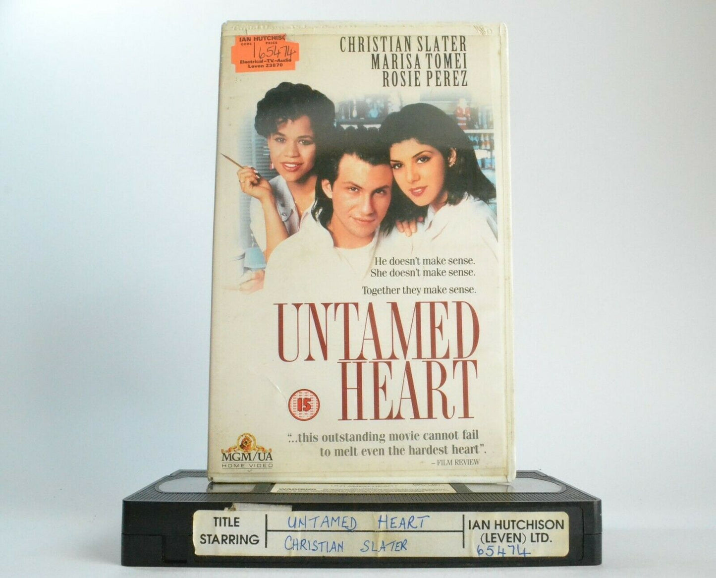 Untamed Heart (1993) - Romantic Drama - Large Box - Christian Slater - Pal VHS-