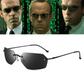 Matrix - Agent Smith Style - Upgraded & Enhanced - Movie Prop Replica - Sunglasses UV400 Protection - Movie Prop Cosplay Eyewear-black-black-