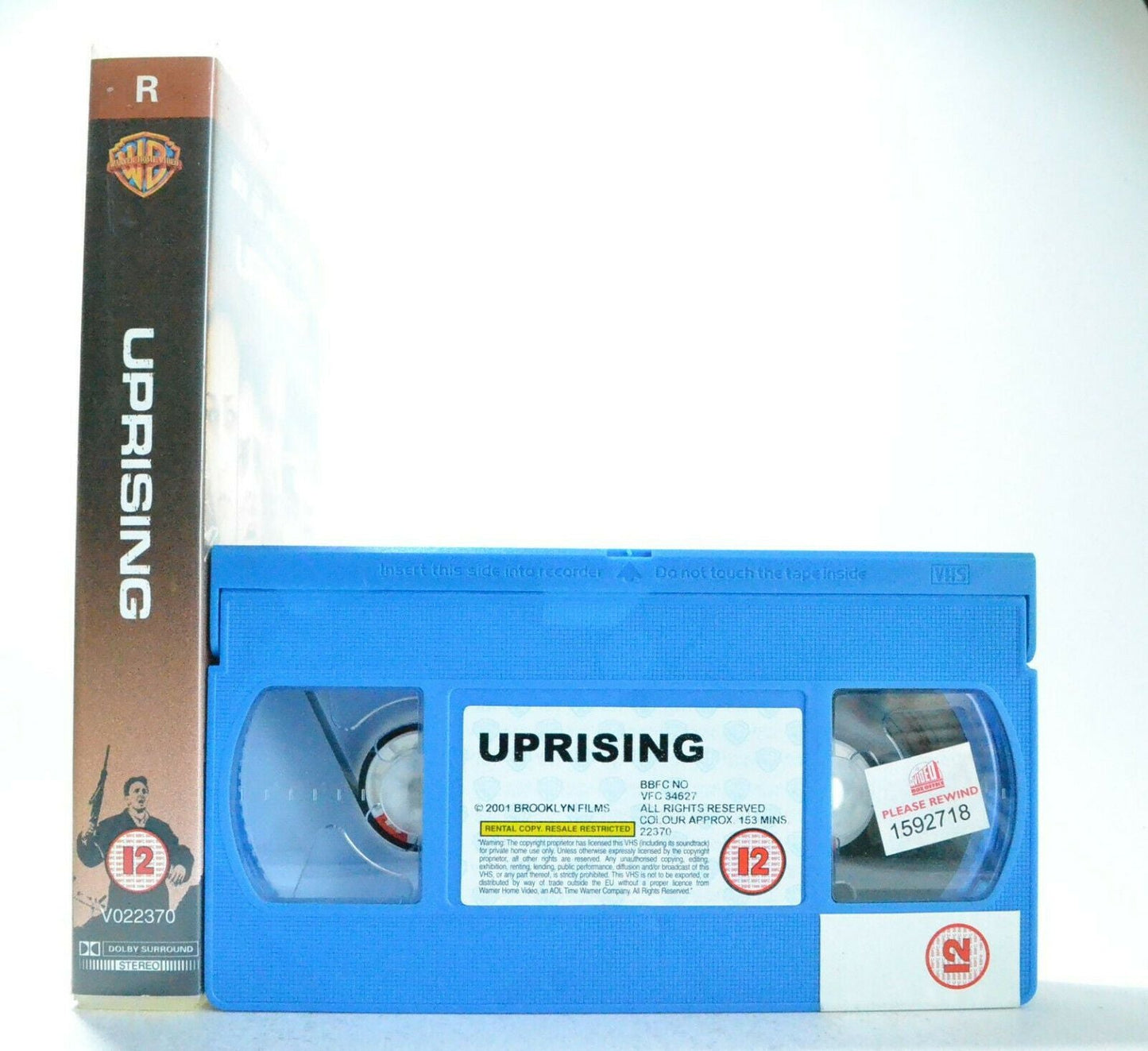 Uprising: War/Drama T.V. Series - Warsaw Ghetto Uprising - David Schwimmer - VHS-