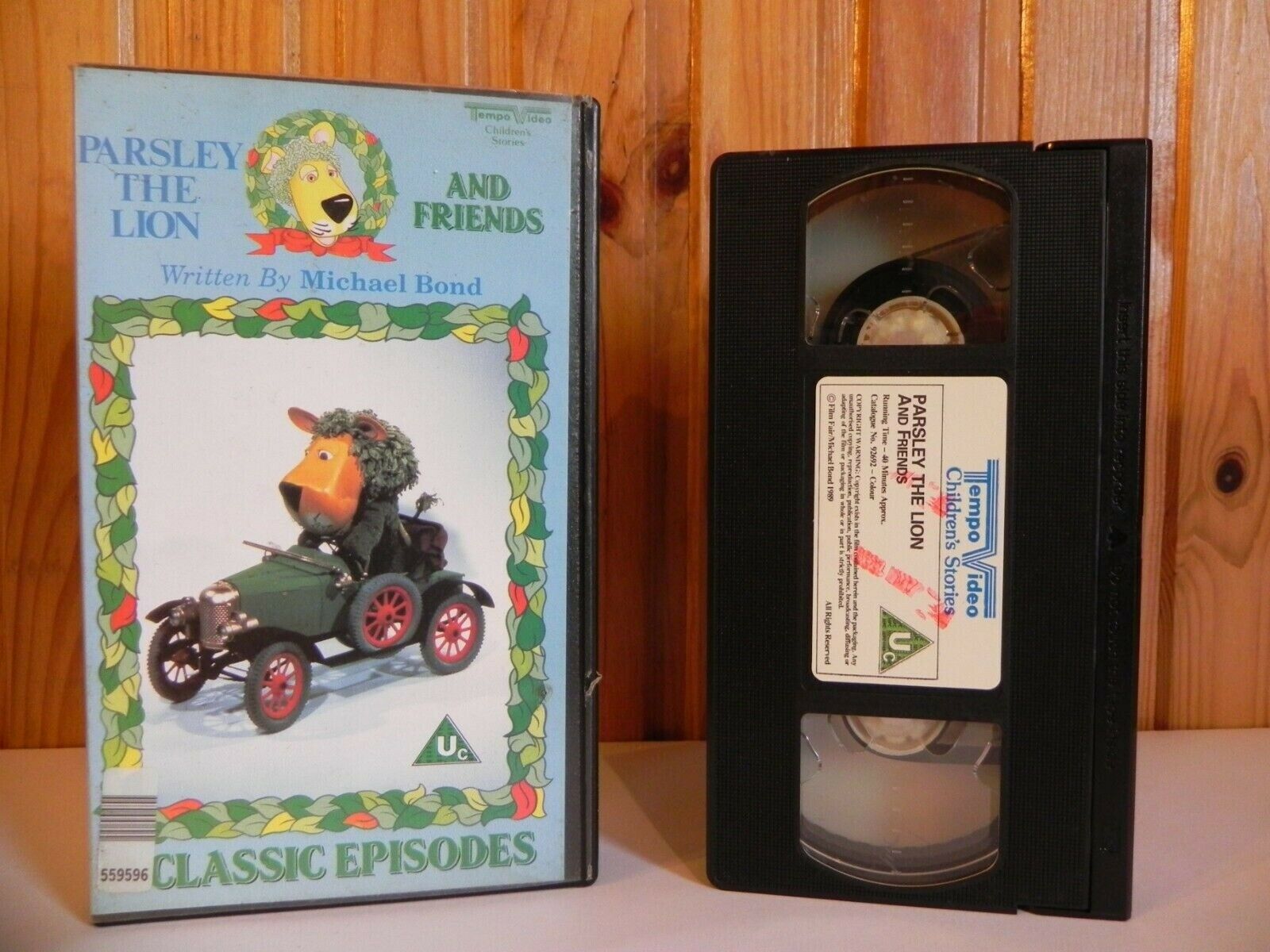 VINTAGE VIDEO - PARSLEY THE LION, HERBS - CLASSIC EPISODES - CHILDREN - VHS-