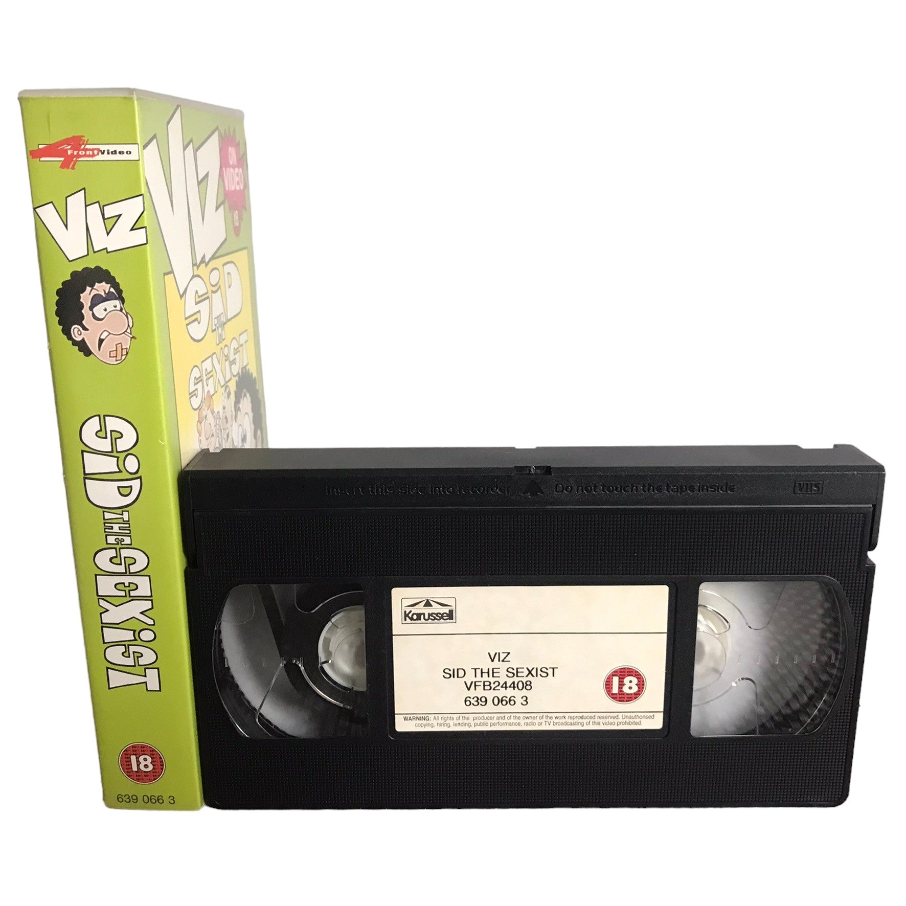 VIZ SID The Sexist - Simon Donald - Polygram Video - Childrens - Pal - VHS-