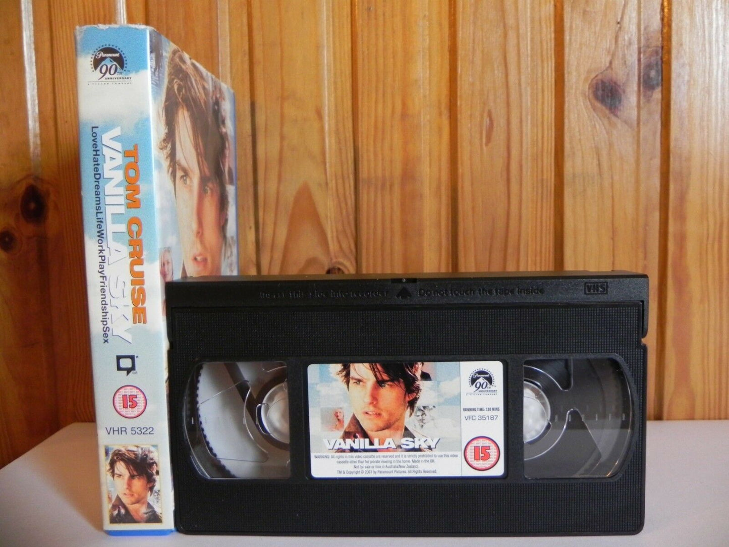 Vanilla Sky - Paramount - Drama - Tom Cruise - Jason Lee - Cameron Diaz - VHS-