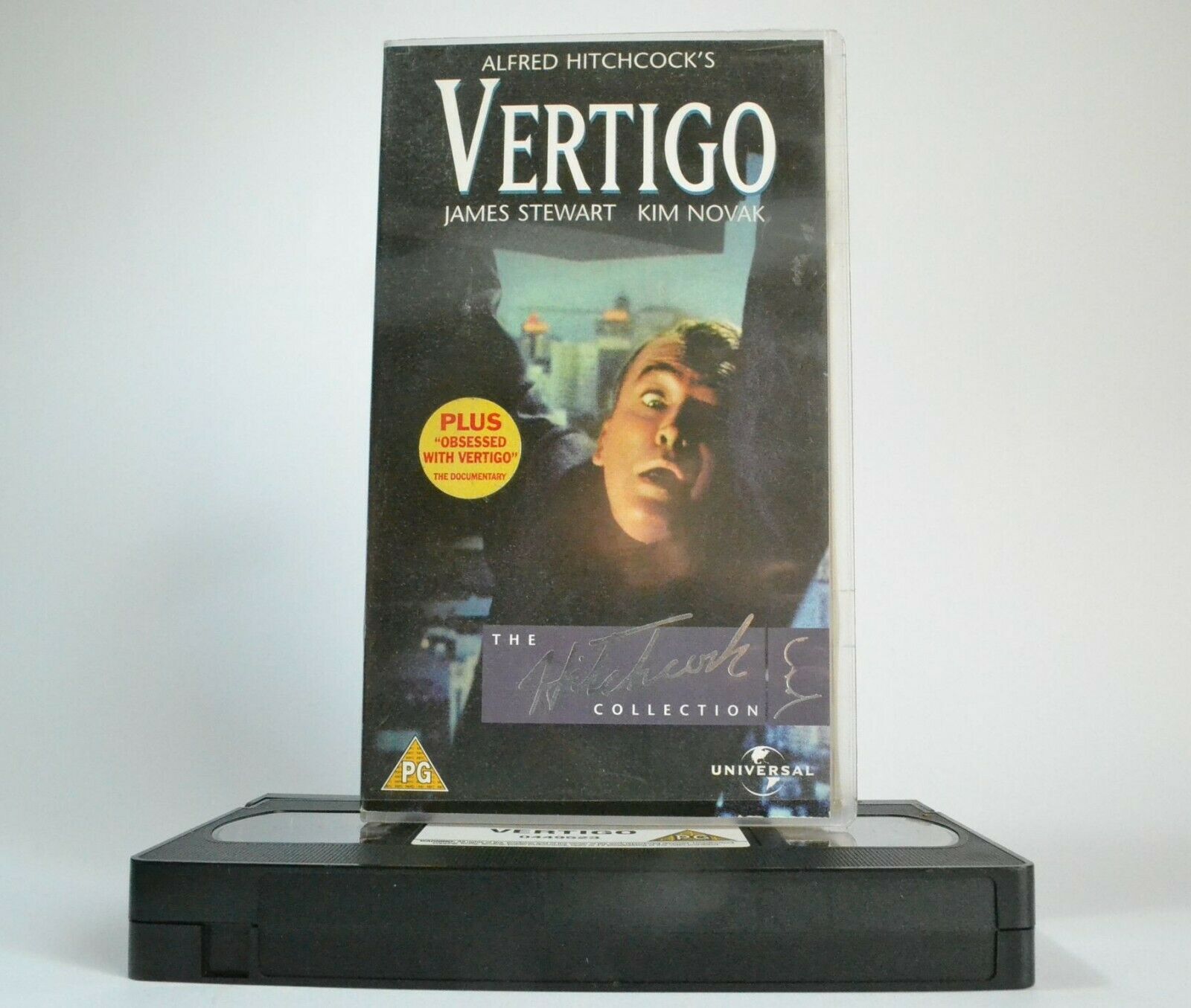 Vertigo; [Alfred Hitchcock] - Mystery Thriller - James Stewart / Kim Noval - VHS-