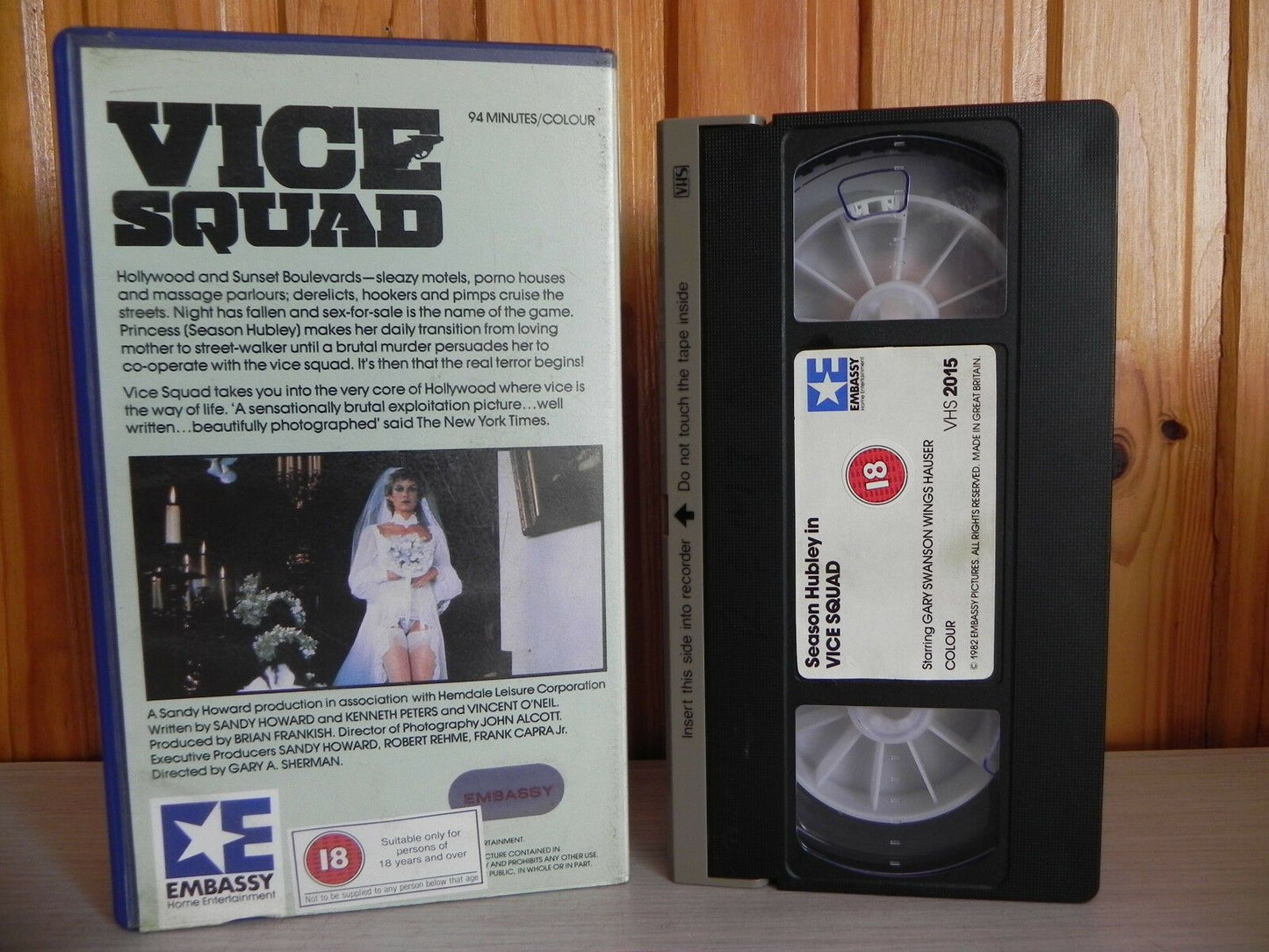 Vice Squad - Brutal Exploitation - Embassy - Ex Rental - Big Box - Pre Cert VHS-