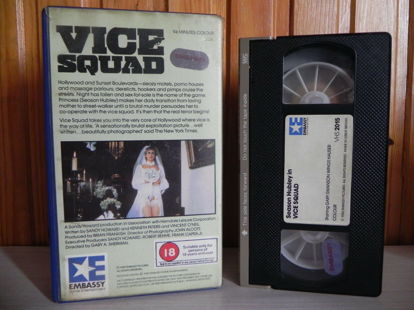 Vice Squad - Brutal Exploitation - Embassy - Ex Rental - Big Box - Pre Cert VHS-