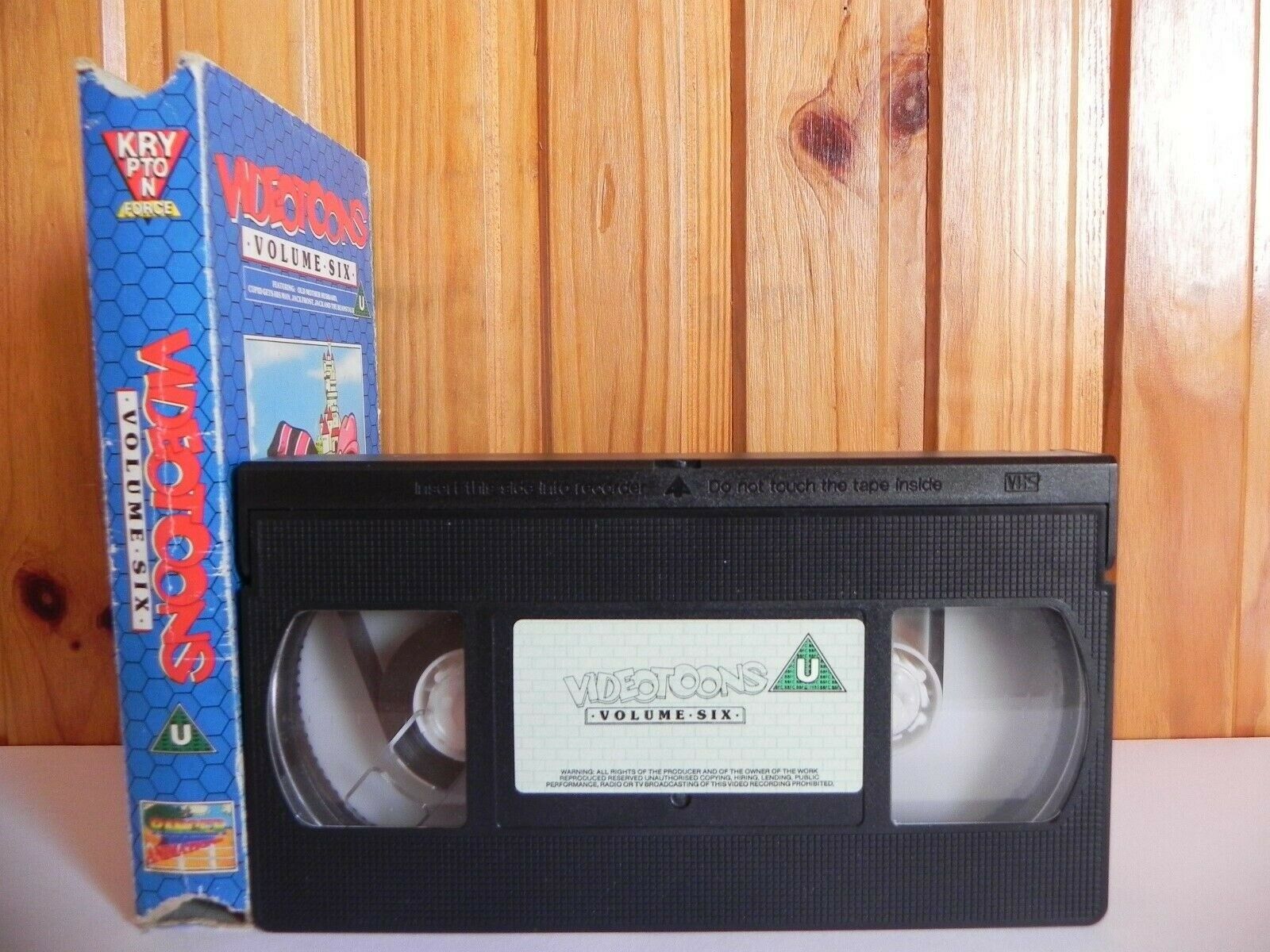 Videotoons - Volume Six - Four Tales - One Video - Children's - Carton - Pal VHS-