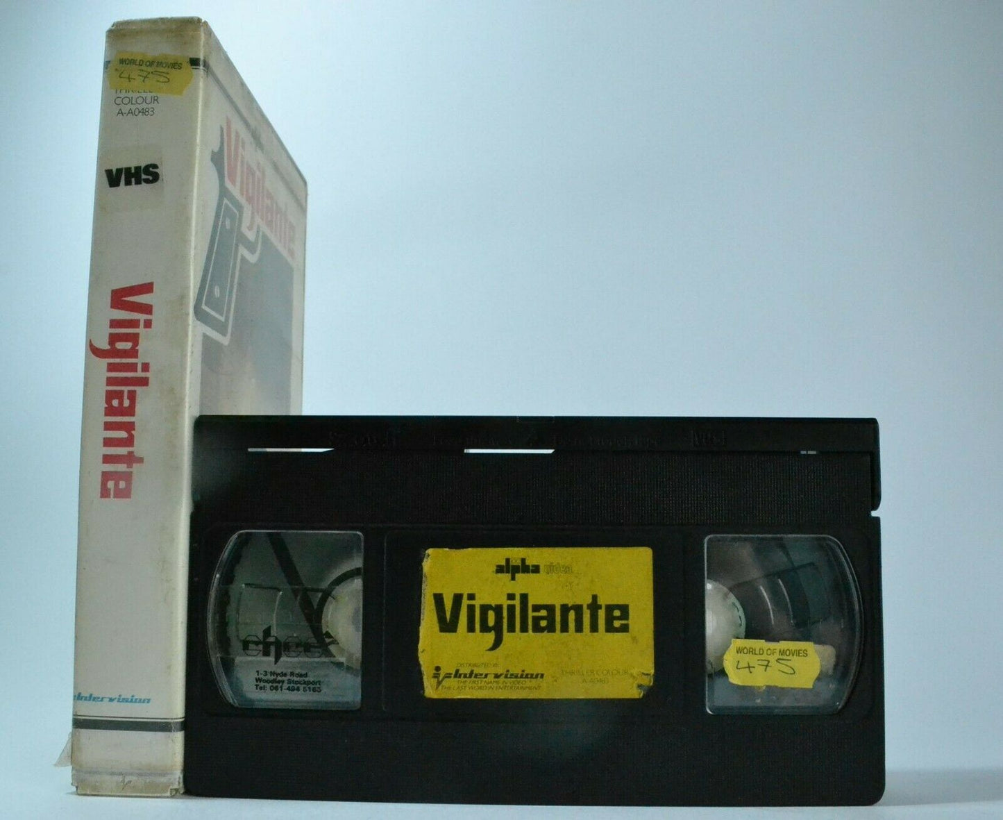 Vigilante - Big-Box - Pre-Cert - Intervision Ex-Rental - Crime Action - Pal VHS-