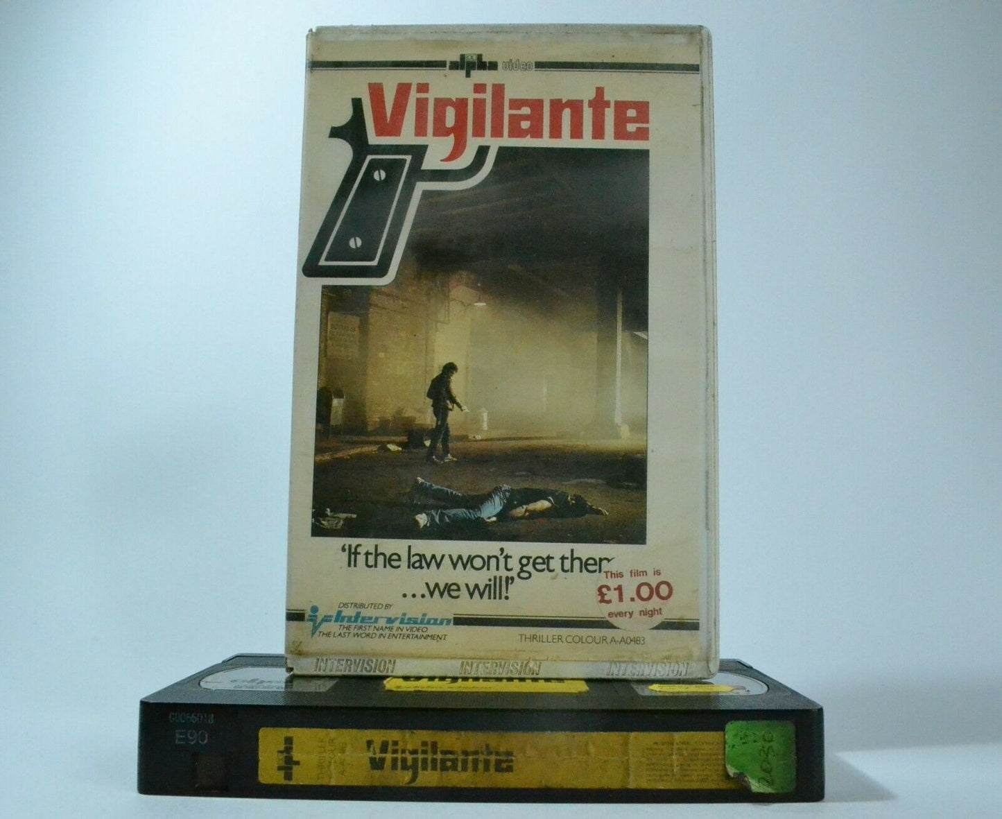 Vigilante - Big-Box - Pre-Cert - Intervision Ex-Rental - Crime Action - Pal VHS-