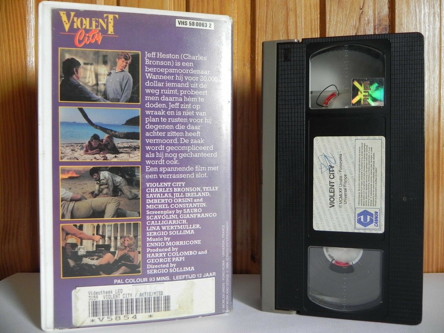 Violent City: Città violenta; The Family (1970) - C.Bronson/Hitman Action - VHS-