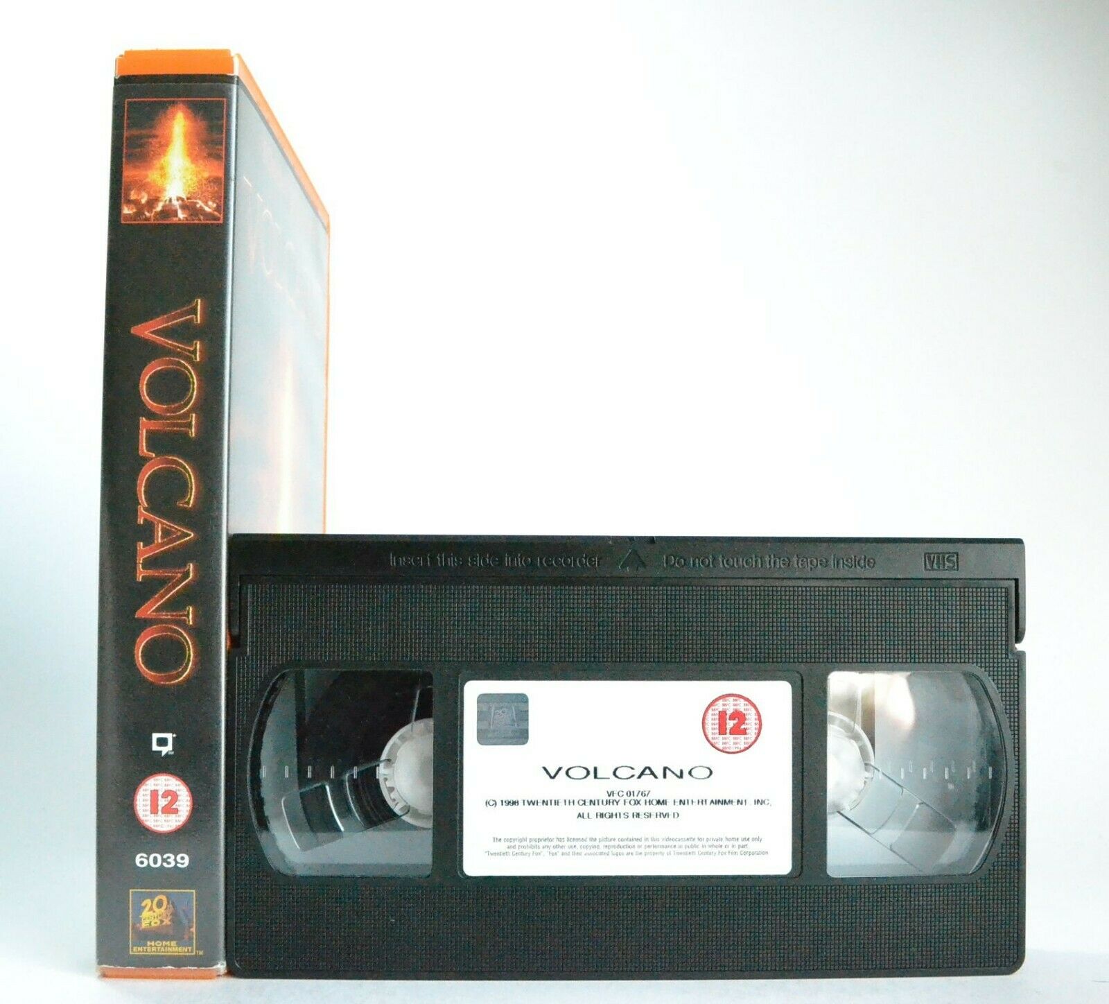 Volcano: Action/Drama (1997) - Large Box - Ex-Rental - Tommy Lee Jones - Pal VHS-