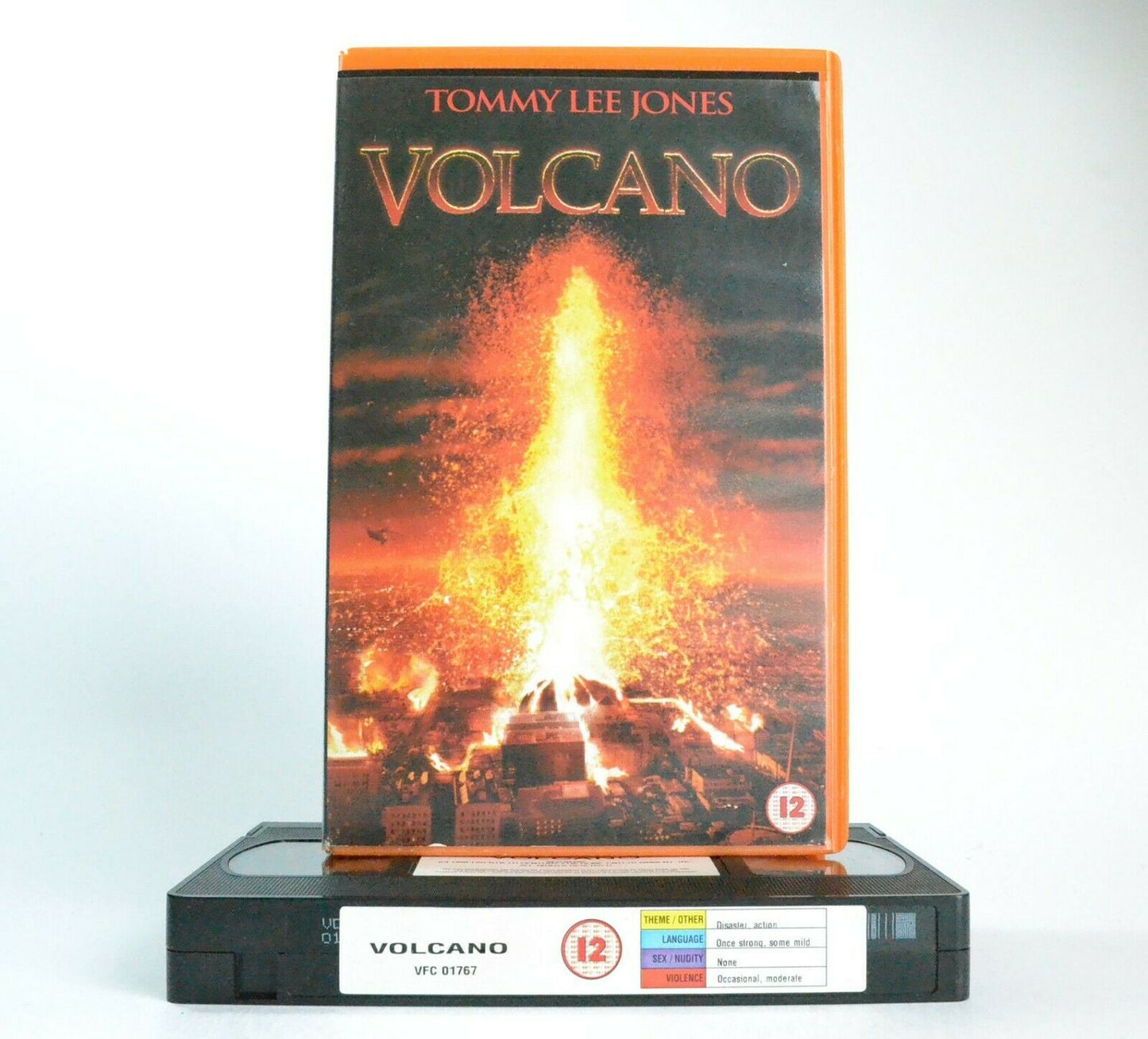 Volcano: Action/Drama (1997) - Large Box - Ex-Rental - Tommy Lee Jones - Pal VHS-