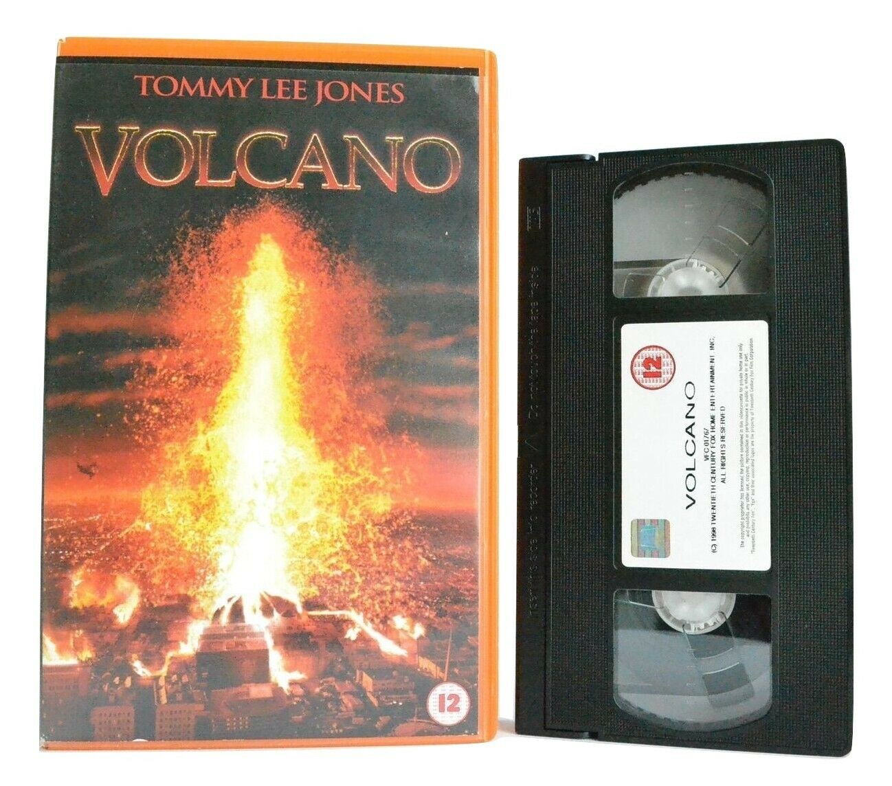 Volcano: Action/Drama (1997) - Large Box - Ex-Rental - Tommy Lee Jones - Pal VHS-