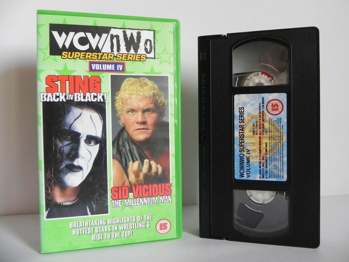 WCW/NWO Superstar Series - Volume 4 - Wrestling - Sting - Sid Vicious - Pal VHS-