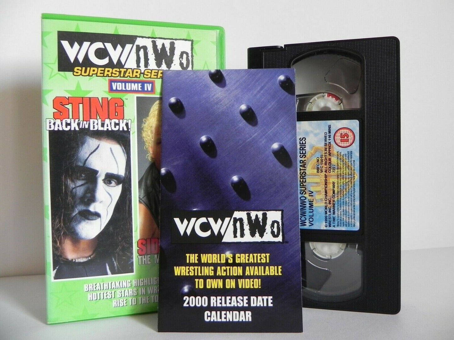 WCW/NWO Superstar Series - Volume 4 - Wrestling - Sting - Sid Vicious - Pal VHS-