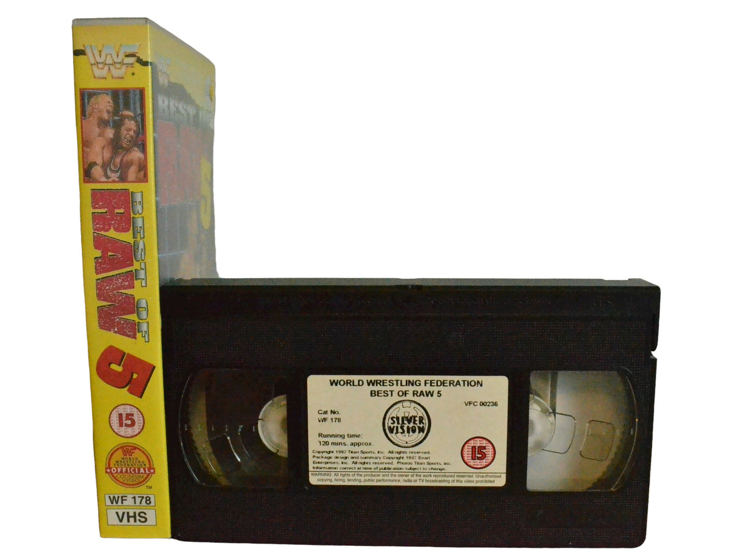 WWF: Best Of Raw 5 - Brian Adams - World Wrestling Federation Home Video - Wrestling - PAL - VHS-