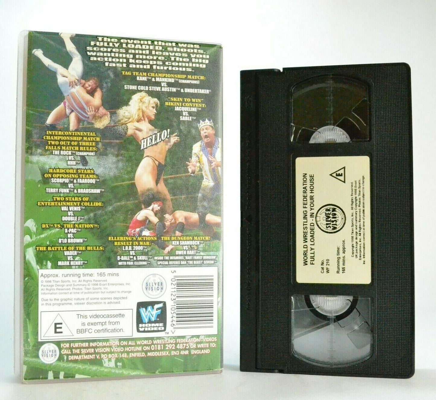 WWF Fully Loaded: In Your House - Wrestling - Exclusive Backstage Footage - VHS-