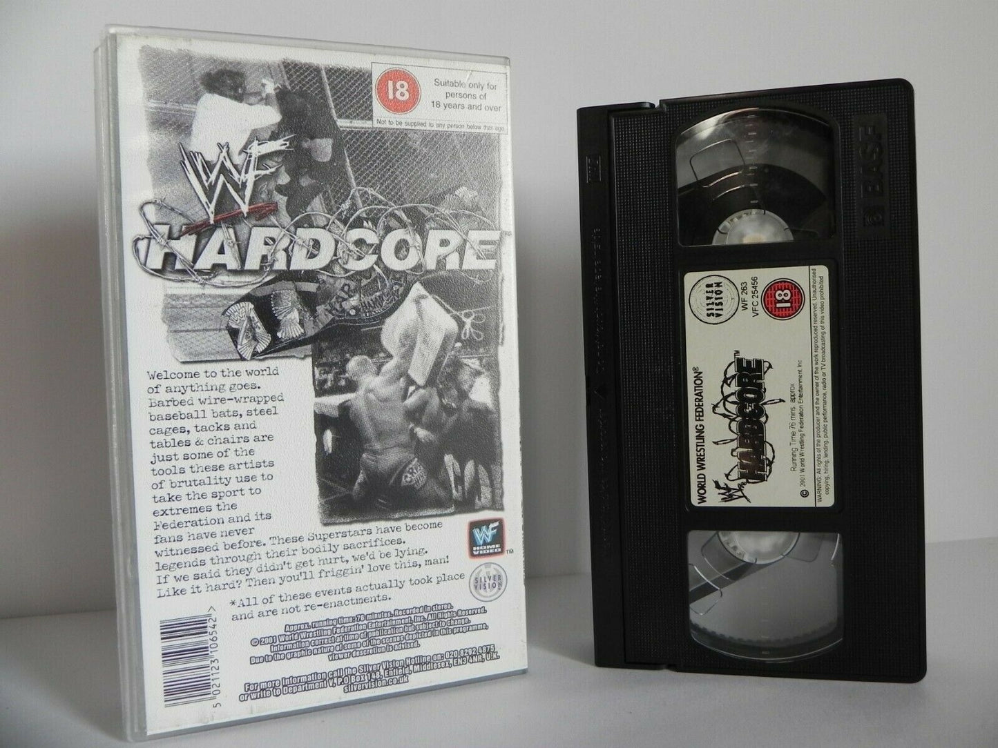 WWF Hardcore: Wrestling - Extreme Sport - Brutality - Anything Goes - Pal VHS-