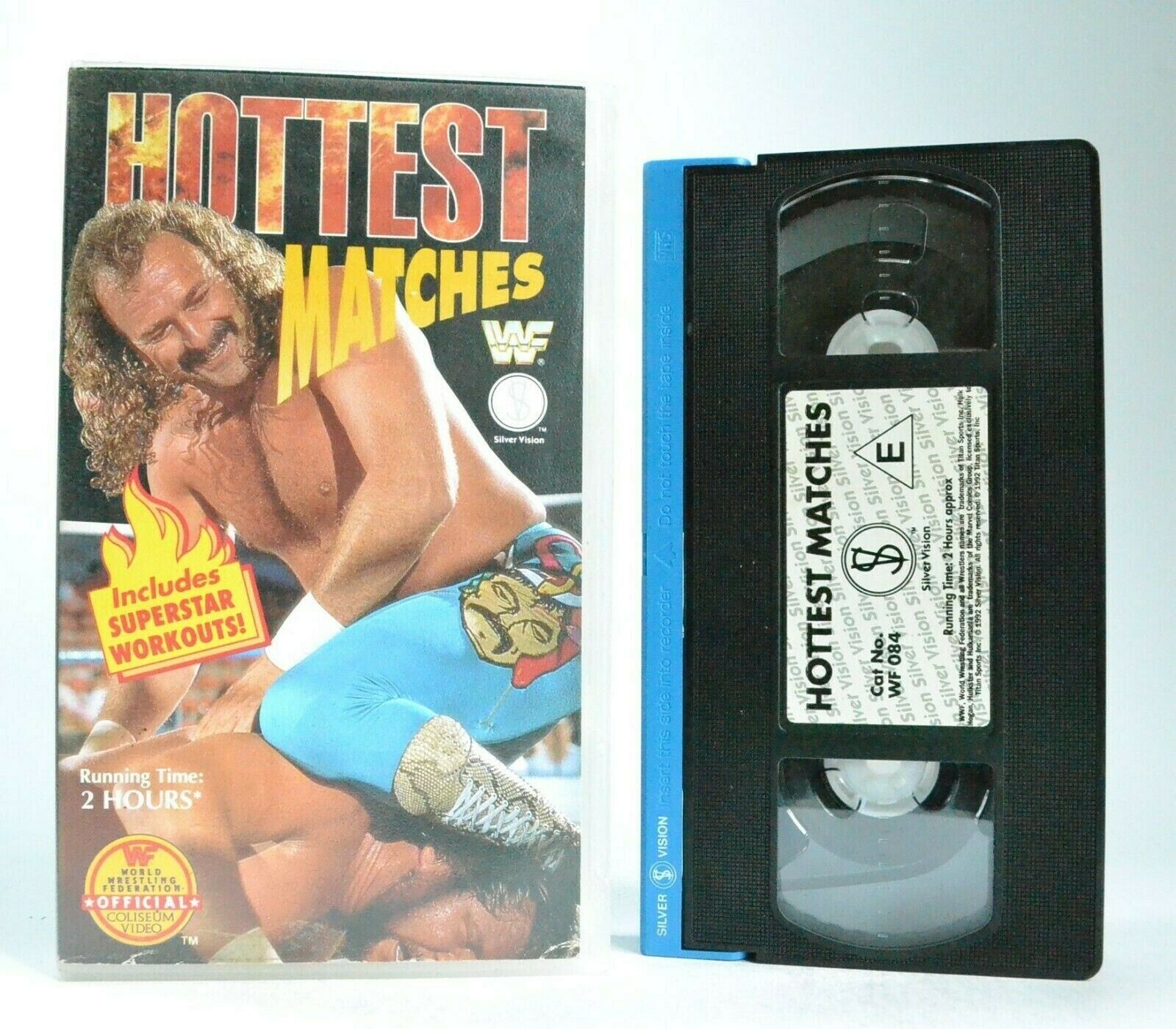 WWF Hottest Matches - Wrestling - Superstars Workouts - Sizzling Action - VHS-