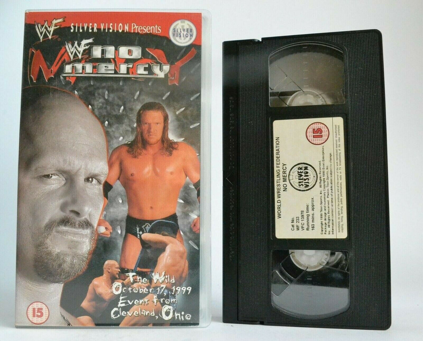 WWF No Mercy - Cleveland/Ohio (1999) - Wrestling - The Rock - Mankind - Pal VHS-