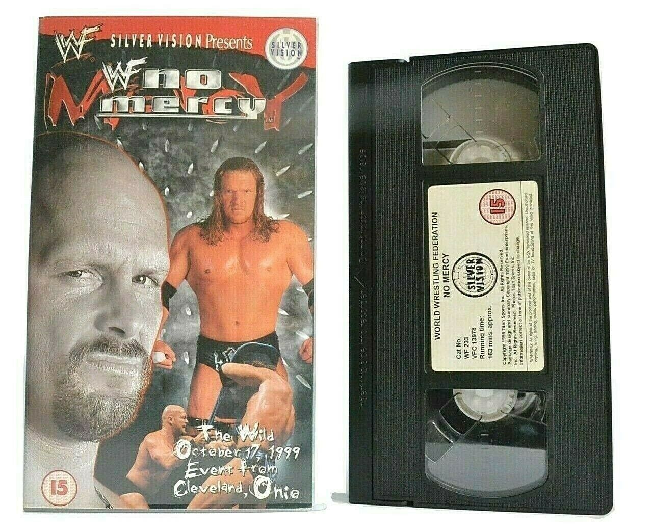 WWF No Mercy - Cleveland/Ohio (1999) - Wrestling - The Rock - Mankind - Pal VHS-