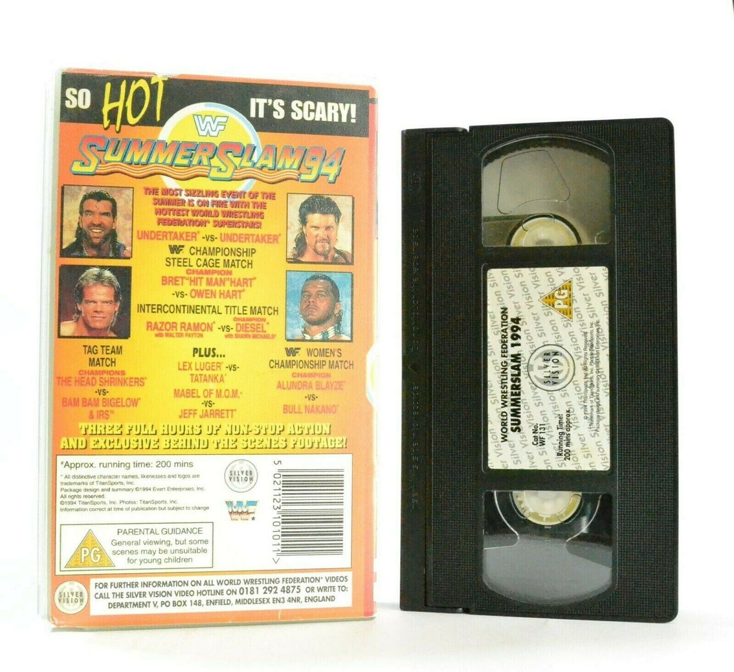 WWF Over The Edge: In Your House - Wrestling - Action Extravaganza - Pal VHS-