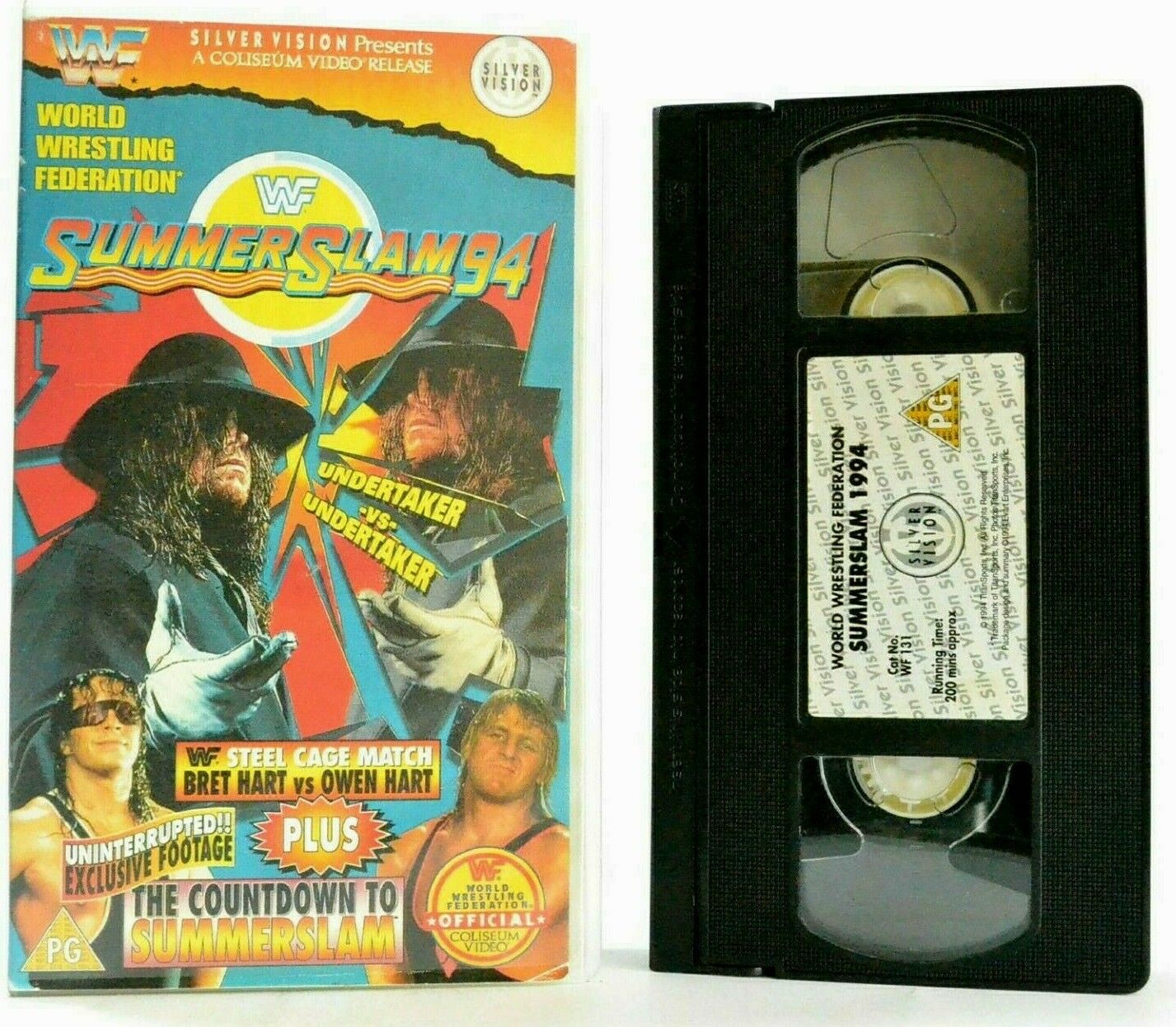 WWF Over The Edge: In Your House - Wrestling - Action Extravaganza - Pal VHS-