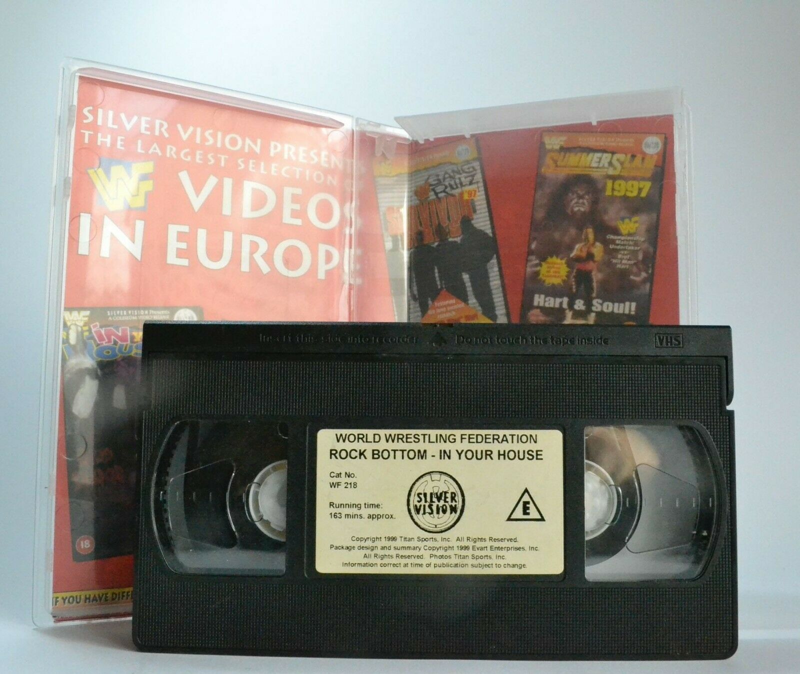 WWF Rock Bottom [In Your House] Wrestling - The Rock - Mankind - Owen Hart - VHS-