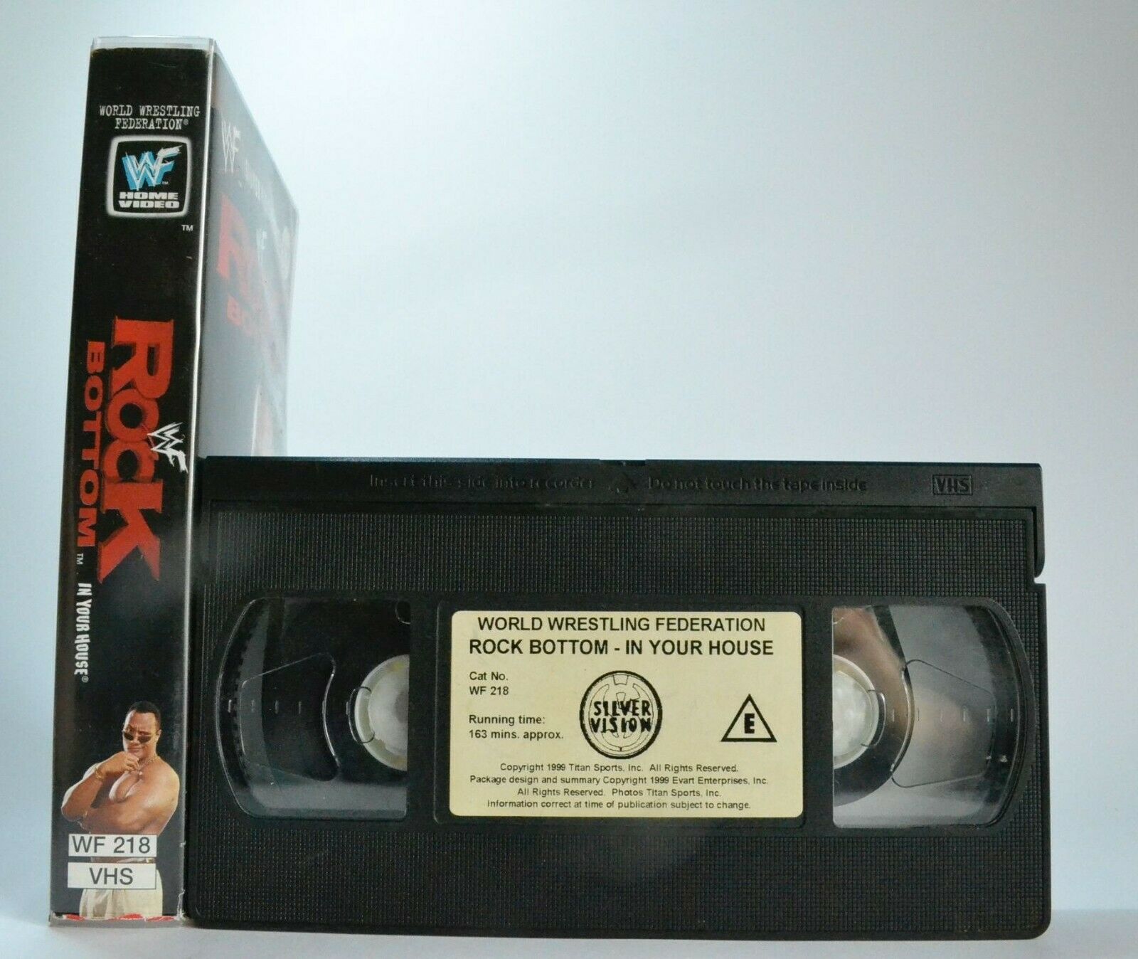 WWF Rock Bottom [In Your House] Wrestling - The Rock - Mankind - Owen Hart - VHS-