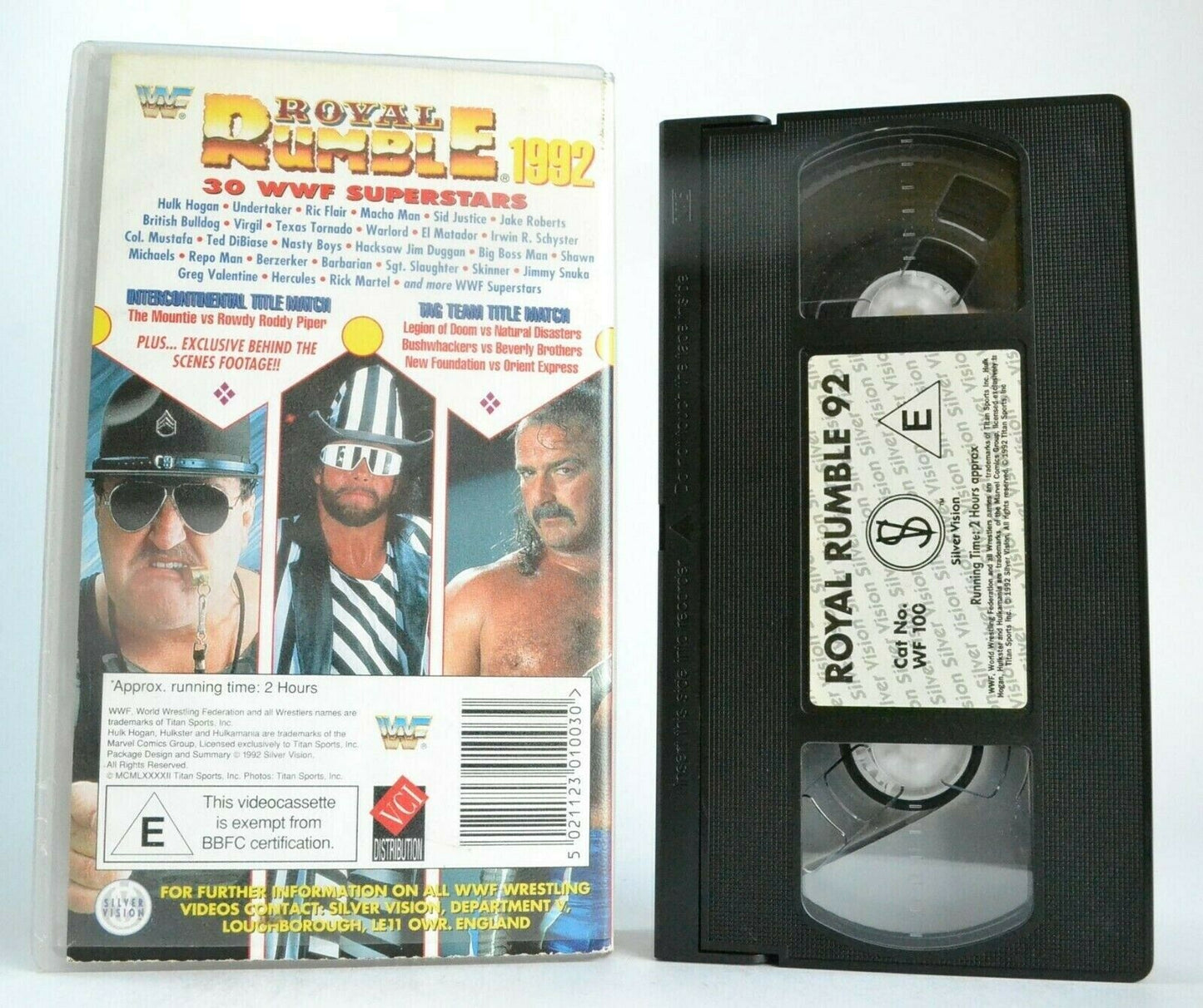 WWF Royal Rumble 1992: Wrestling - Hulk Hogan - Macho Man - British Buldog - VHS-