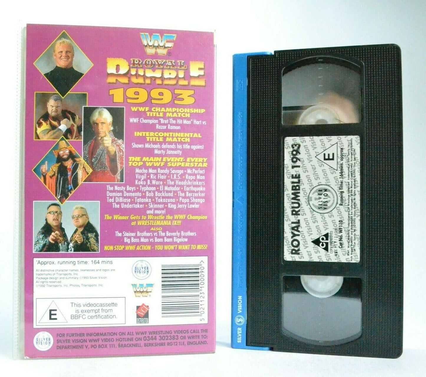 WWF Royal Rumble 1993 - Wrestling - Action - Macho Man - Repo Man - Pal VHS-