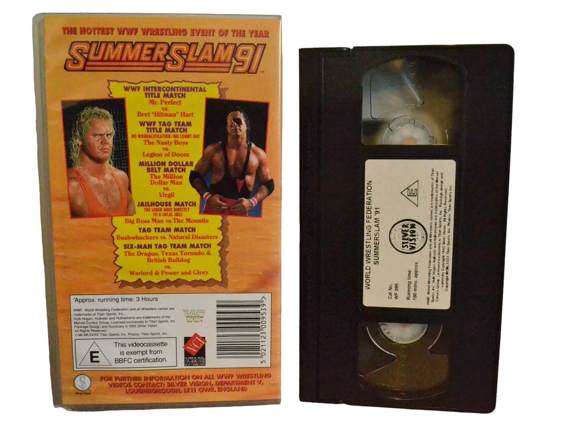 WWF: Summer Slam '91 - Curtis Michael Hennig - World Wrestling Federation Home Video - Wrestling - PAL - VHS-