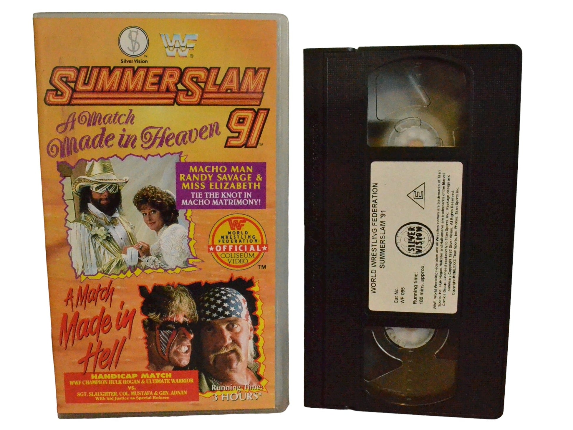 WWF: Summer Slam '91 - Curtis Michael Hennig - World Wrestling Federation Home Video - Wrestling - PAL - VHS-