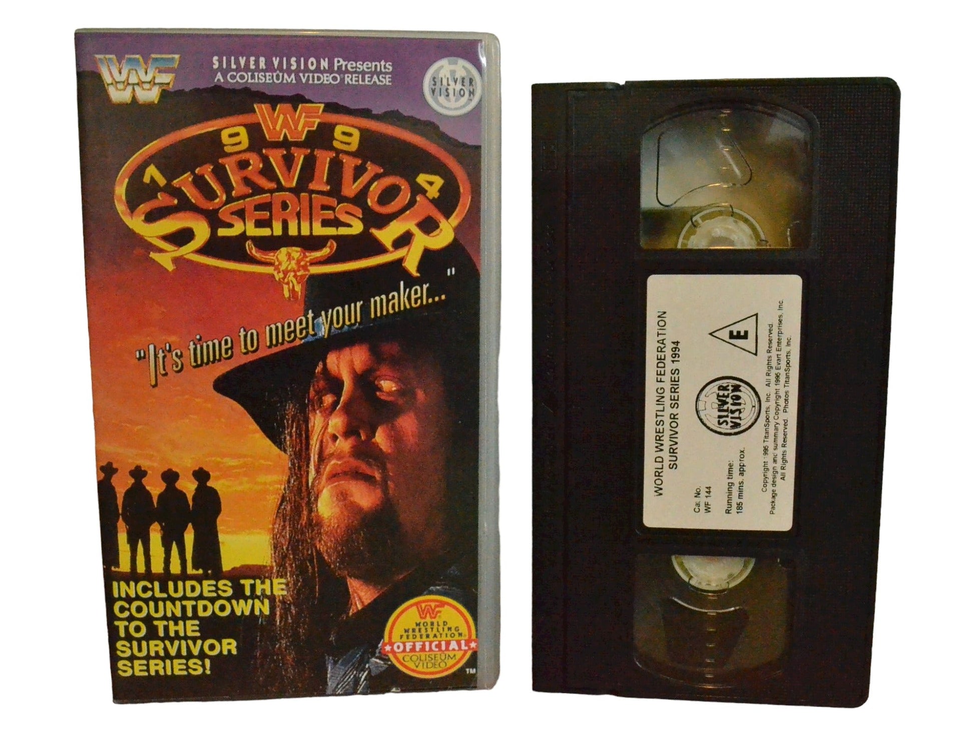 WWF: Survivor Series 1994 - Bret Hart - World Wrestling Federation Home Video - Wrestling - PAL - VHS-