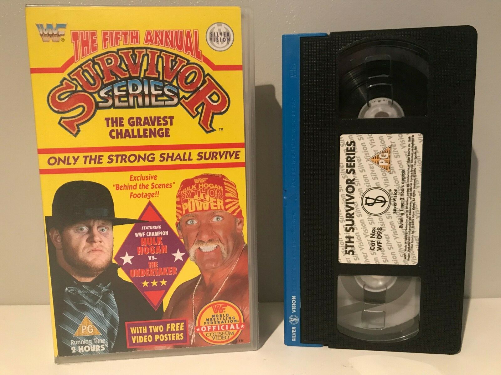 WWF The 5th Annual Survivor Series: The Gravest Challenge - Wrestling - Pal VHS-